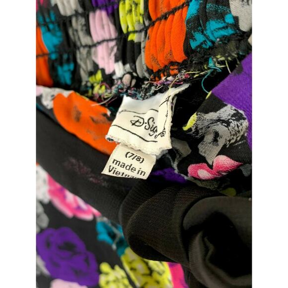 Disney D-Signed Asymmetrical Floral High Low Skirt - Picture 6 of 8